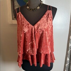 Aerie crushed velvet tank